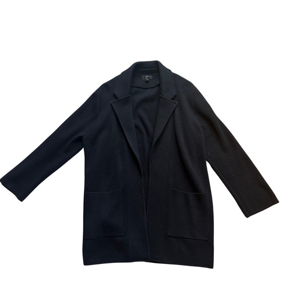 J. Crew Sweaters - J.Crew Women’s Sweater Blazer - Size M | Black Merino Blend Cardigan Coat